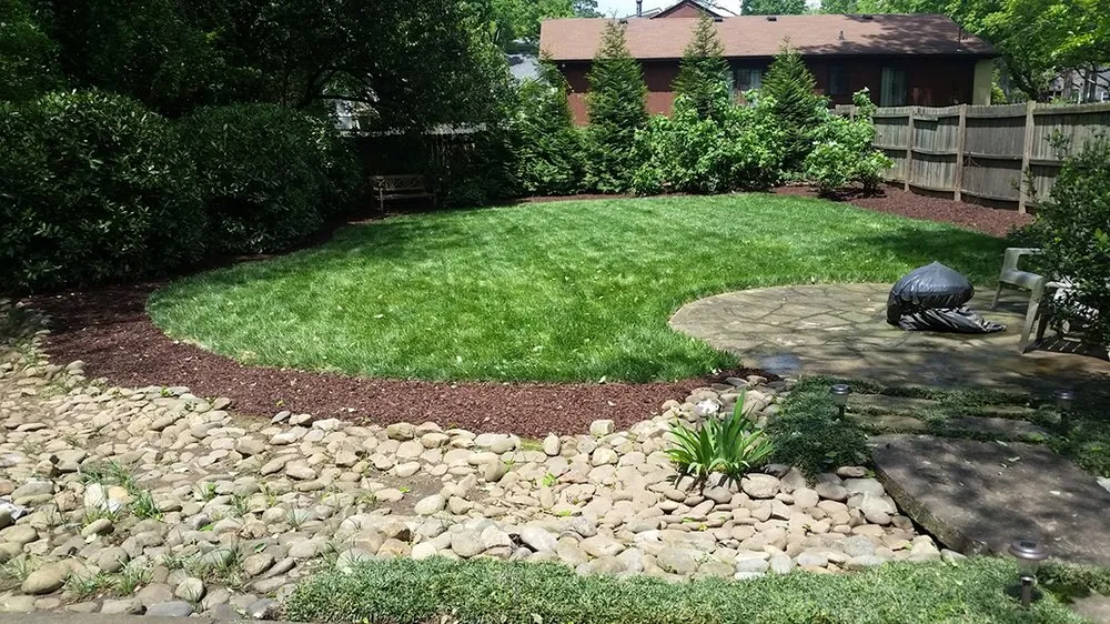 Affordable lawn mowing service for residential properties in Atlanta, GA by Beyond the Curb Landscaping