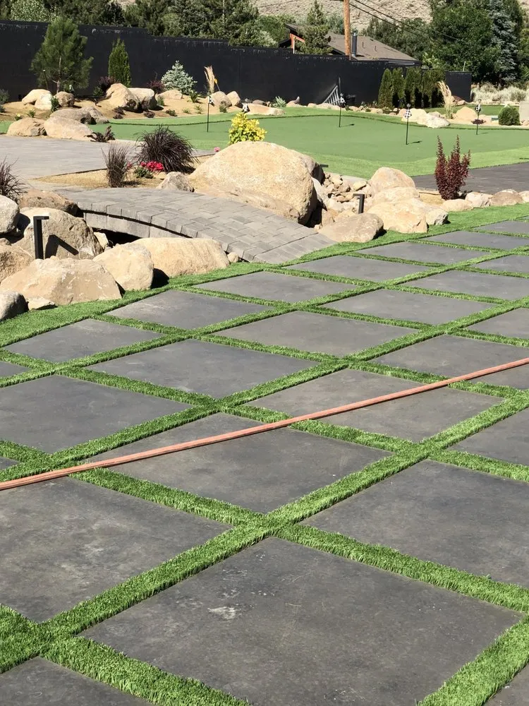 Custom garden landscaping near you across Sparks, NV - B.F.J Landscaping & Pavers