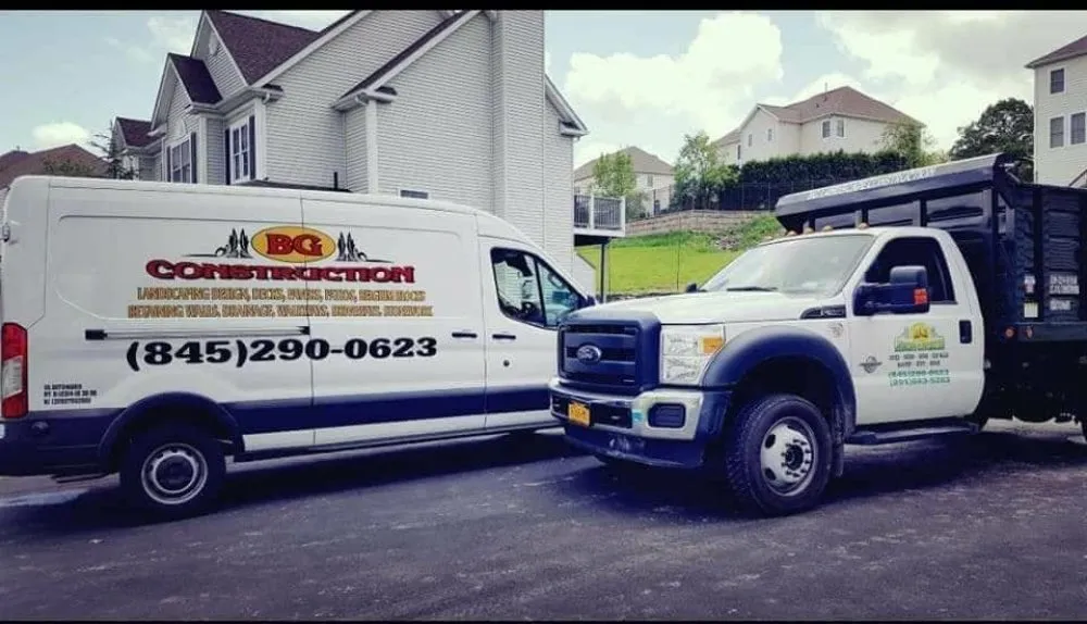 Affordable outdoor landscaping in Woodbury, NY by BG General Construction