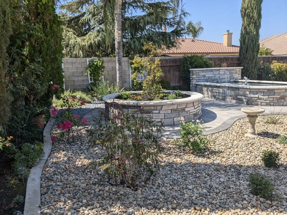 Affordable outdoor landscaping with custom design in Bakersfield, CA by BG Landscape Services