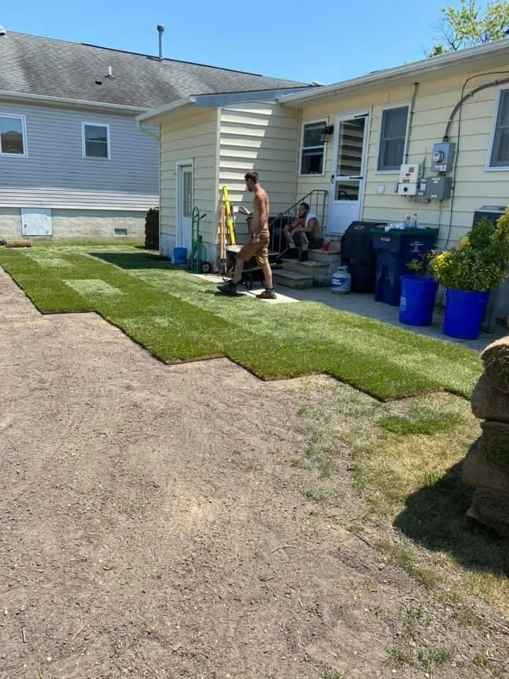 Custom landscape installation in Egg Harbor City, NJ - B&G Property Management