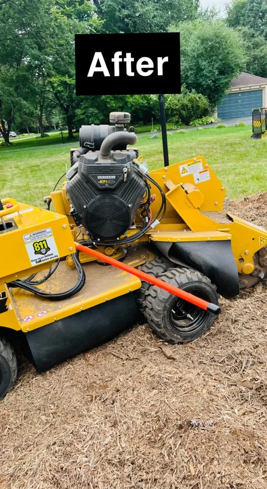 Professional garden landscaping with custom design in Auburn Hills, MI by BG Stump Grinder