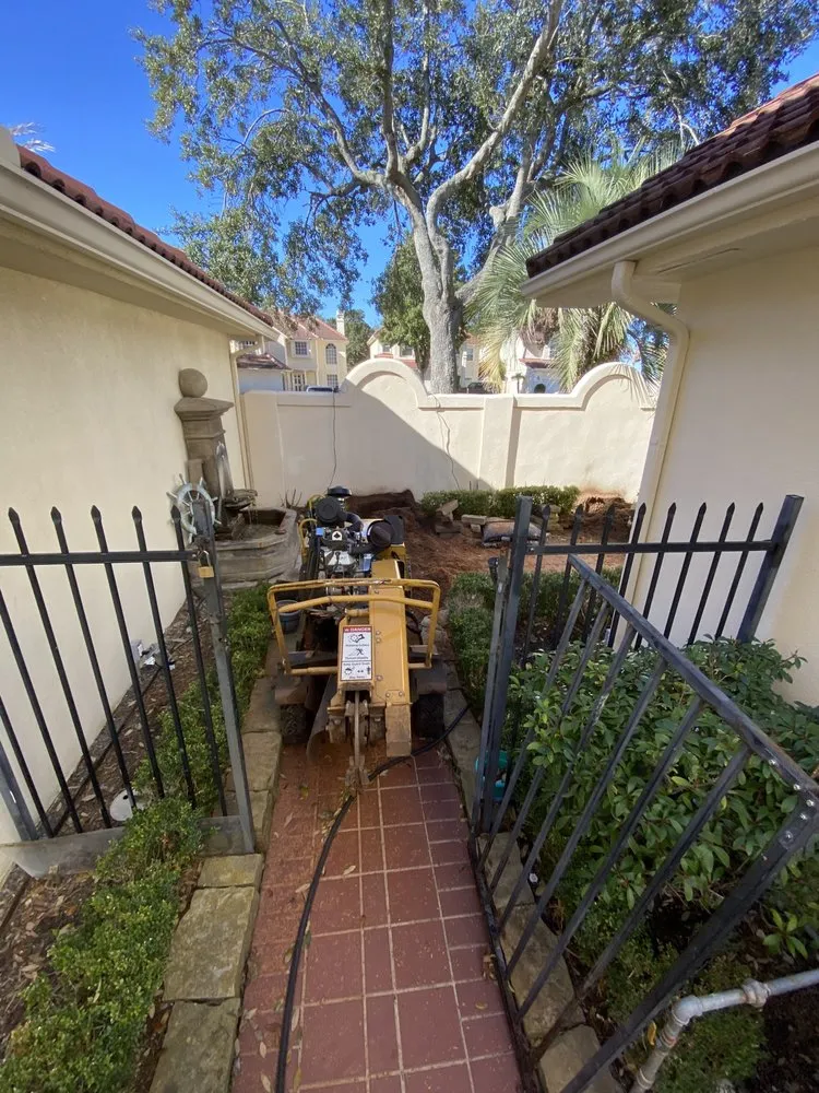 Custom landscape design in Seabrook, TX - B&G Stump Grinding