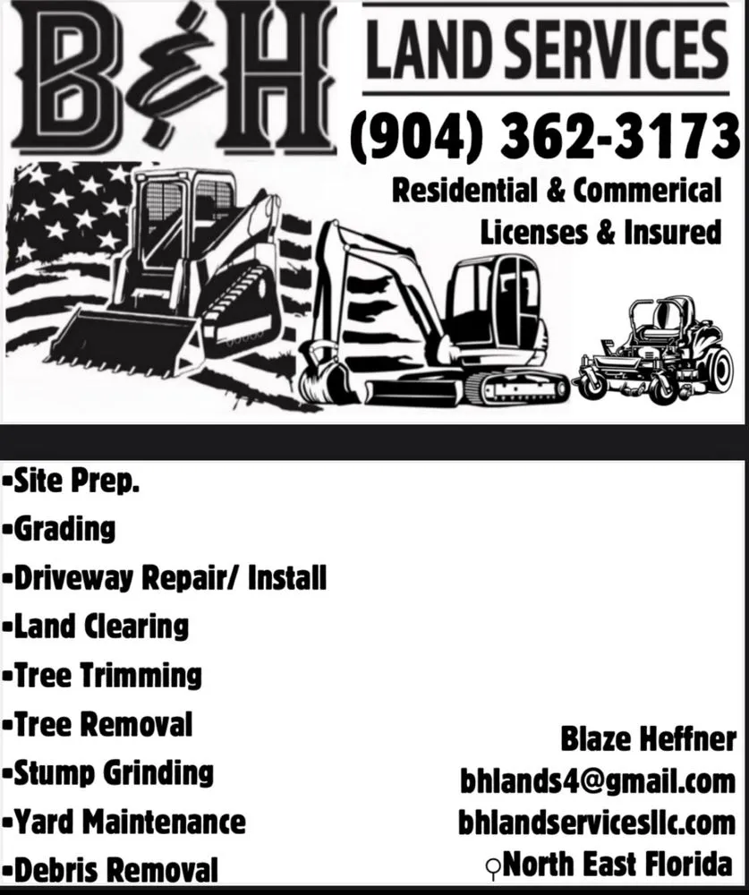Affordable landscaping services experts serving Green Cove Springs, FL - B&H Land Services