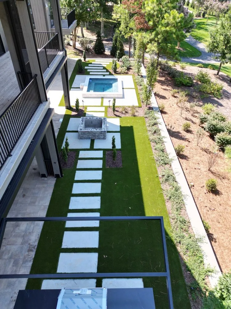 Professional lawn mowing service for outdoor upgrades in Forest Hills, TN by B&H Landscape and Tree Service