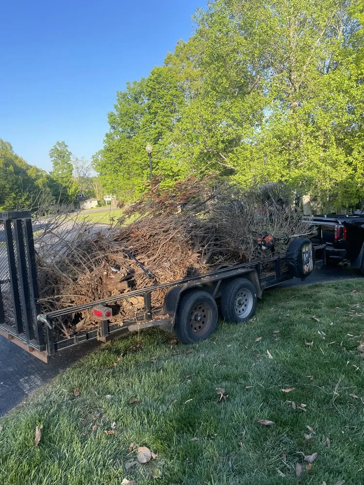 Custom landscape installation with custom design in Jamestown, KY by BH Lawn Care