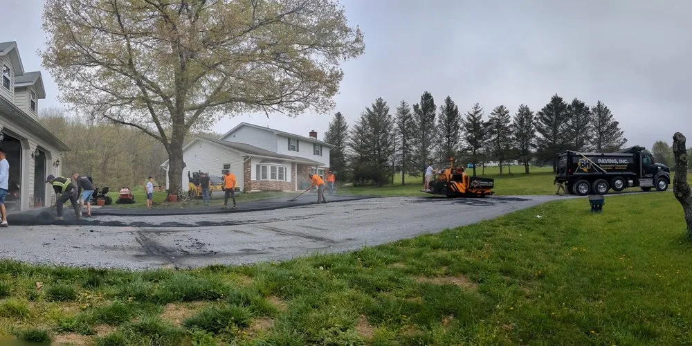 Local landscape installation in Wind Gap, PA - BH Paving