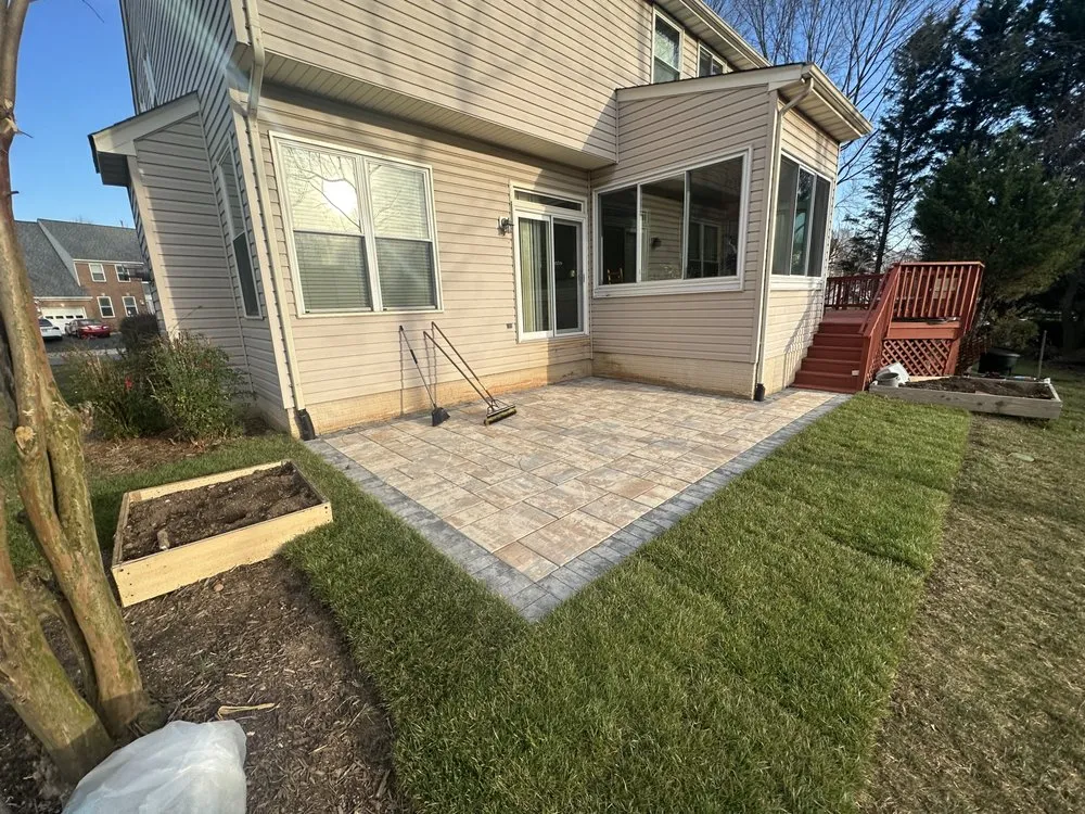Custom landscape design in Sudley Springs, VA - B.Hernandez Landscape