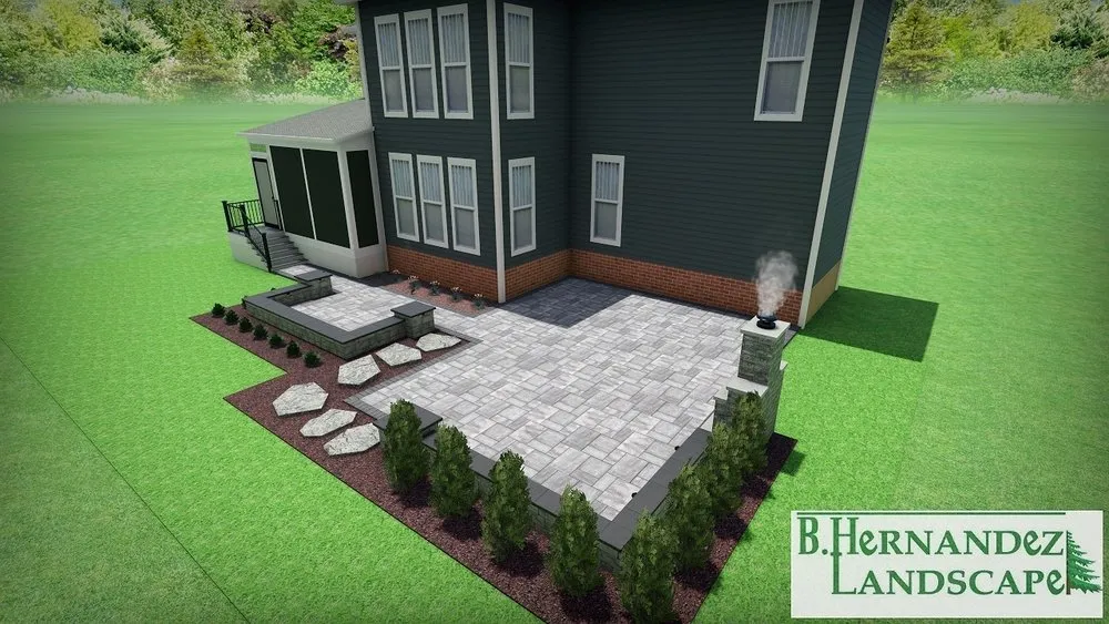 Local landscape installation in Sudley Springs, VA - B.Hernandez Landscape