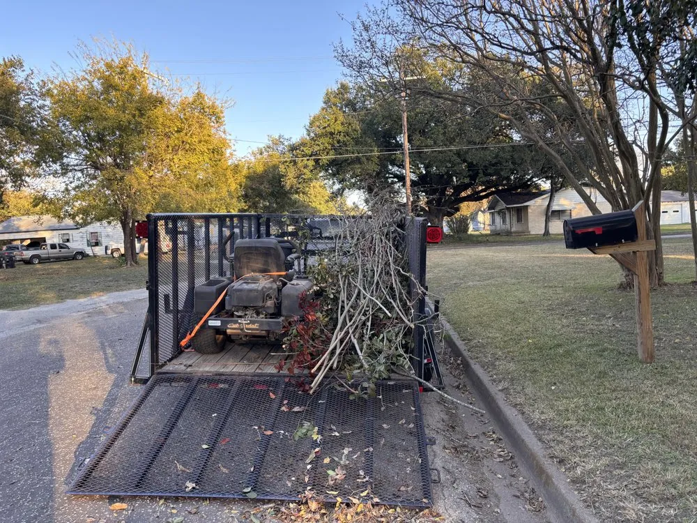 Custom landscape installation in Teague, TX - Bi-Stone Services