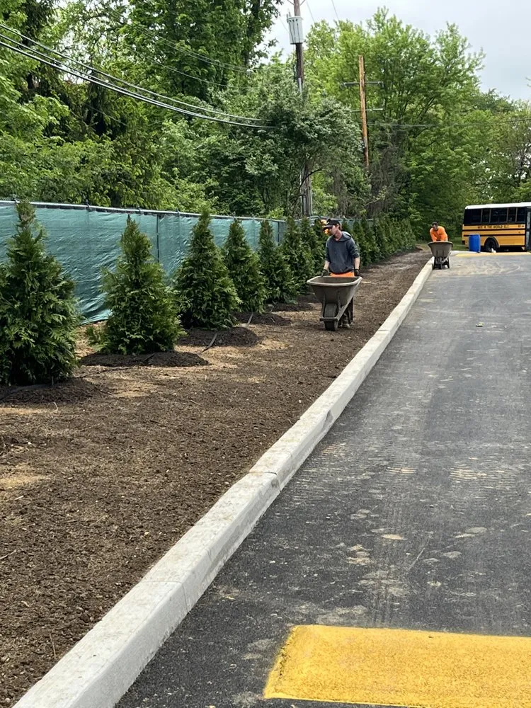 Professional landscape installation with custom design in Telford, PA by Biase Landscaping