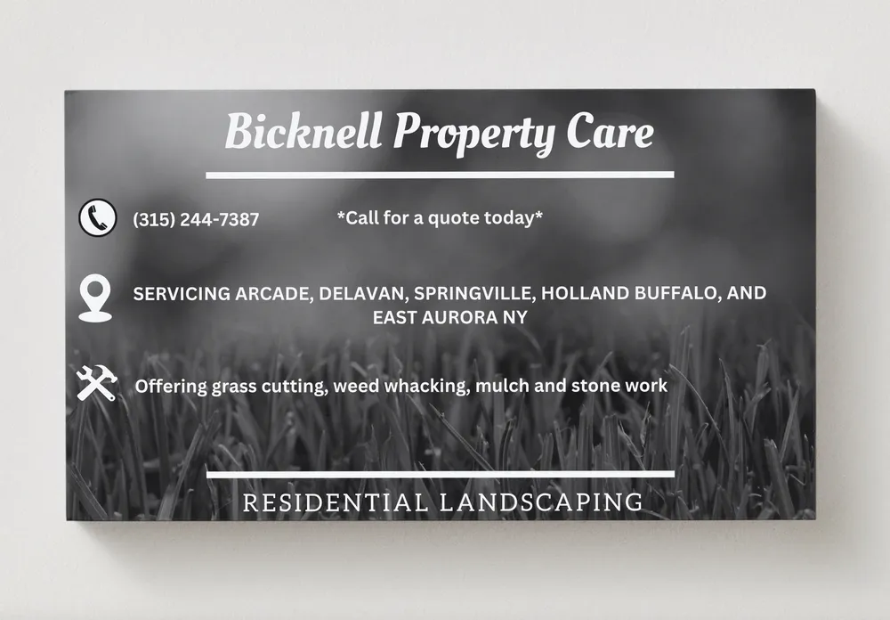 Custom landscape design for beautiful yards across Delevan, NY - Bicknell Property Care