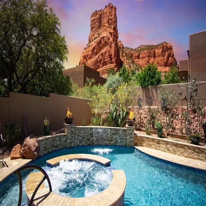 Local landscaping services with custom design in Sedona, AZ by Biddle's Pool, Spa, Patio