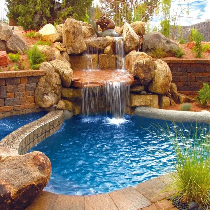 Top-rated residential landscaping for homes in Sedona, AZ by Biddle's Pool, Spa, Patio