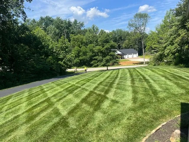 Custom landscaping services for homes in Chandler, IN by Bieber Lawn Lake and Forestry Services