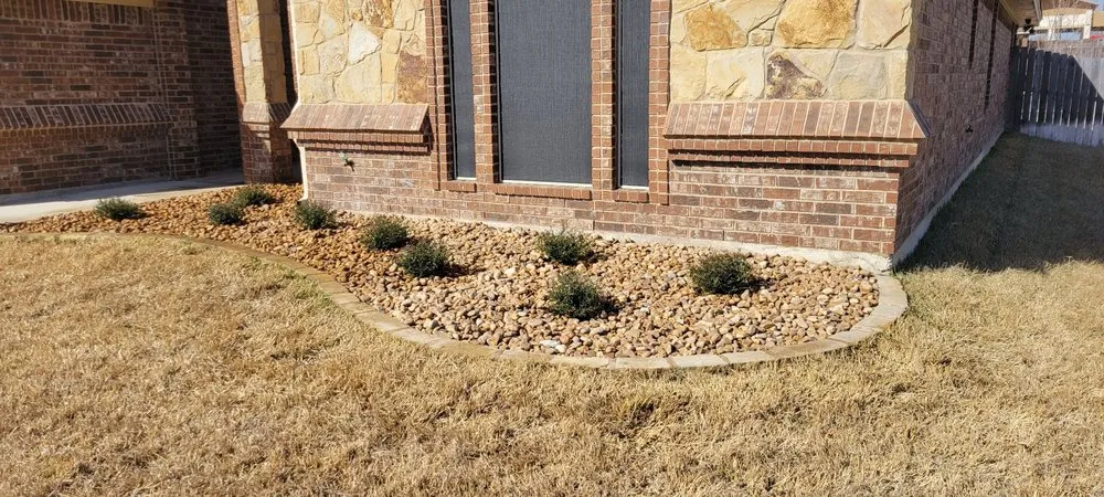 Professional lawn mowing service with custom design in Killeen, TX by Biels Hometown Lawn Care