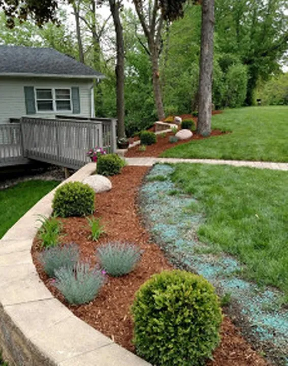 Custom landscape installation near you across Burlington, WI - Bienemann's Quality Tree Service