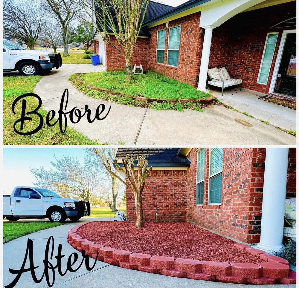 Reliable lawn mowing service for residential properties across Friendswood, TX - Big Bear Service