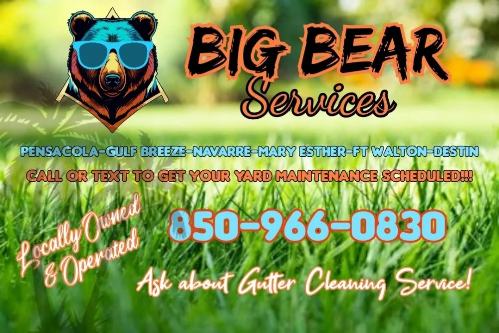 Affordable landscaping services with custom design across Pensacola, FL - Big Bear Services