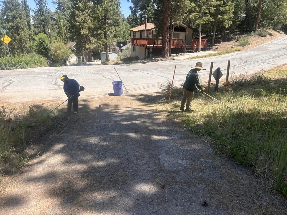 Professional lawn mowing service for residential properties across Big Bear Lake, CA - Big Bear Weed Abatements