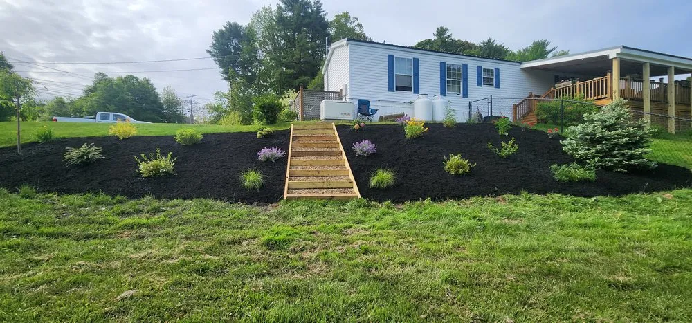 Professional garden landscaping in Strafford, NH by Big Bens Lawn Care