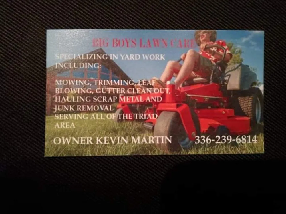 Professional yard cleanup service in High Point, NC - Big Boys Landscaping