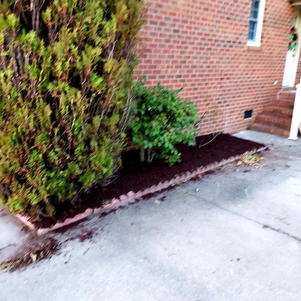 Affordable landscape design in Greenville, NC by big boys lawn care & power washing