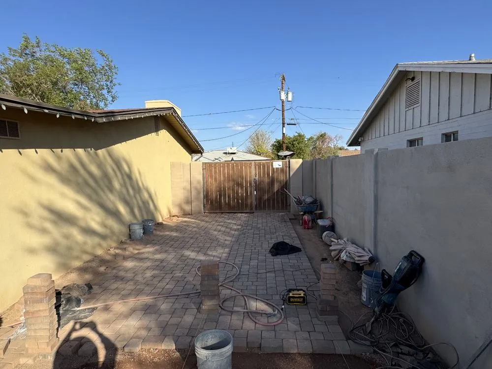 Local lawn mowing service for outdoor upgrades in Mesa, AZ by Big Brothers Construction