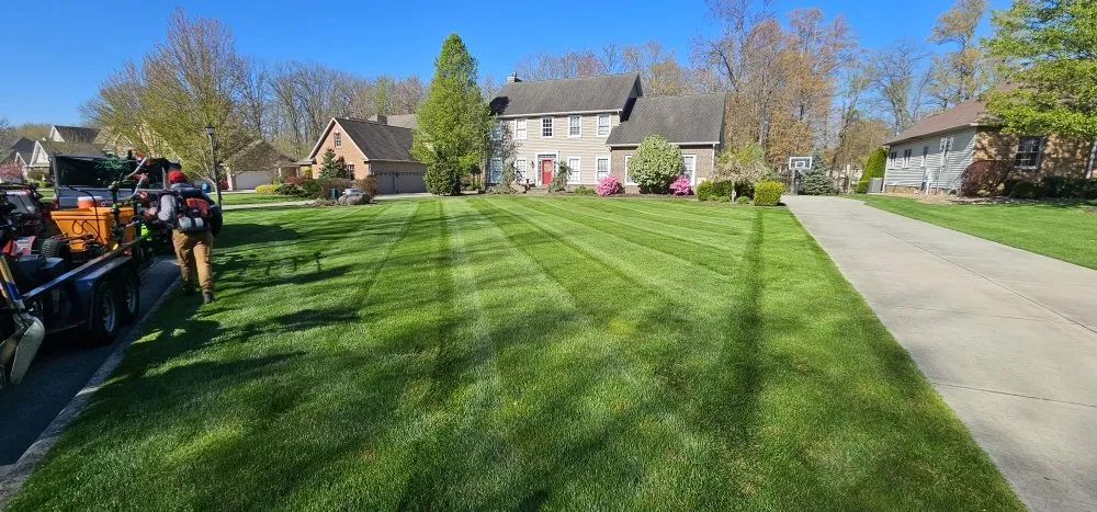 Local landscape installation in Boardman, OH by Big Buckeye Lawn Care