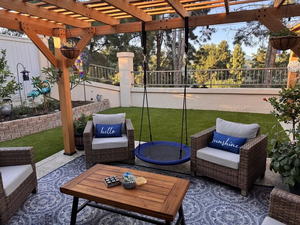 Professional yard cleanup service with custom design across Henderson, NV - Big Bully Turf