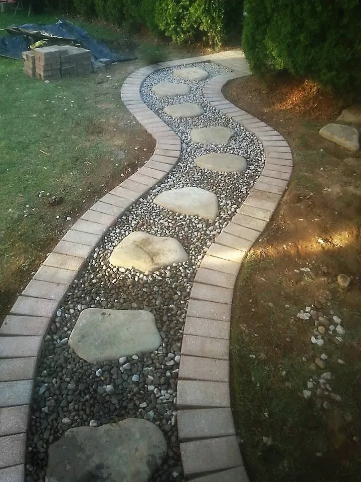 Professional garden landscaping in Baldwinsville, NY by Big C Services