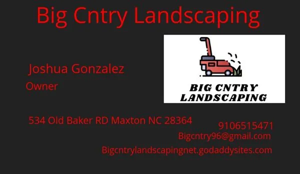 Big Cntry Landscaping