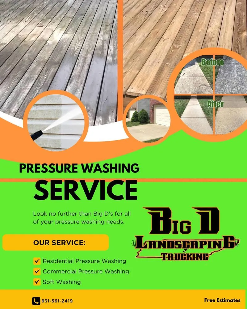 Local garden landscaping experts serving Clarksville, TN - Big D Landscaping & Trucking