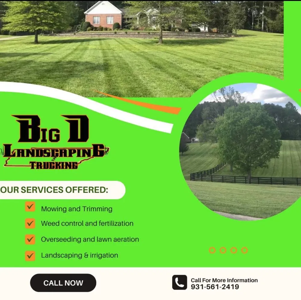 Professional lawn care service for residential properties across Clarksville, TN - Big D Landscaping & Trucking