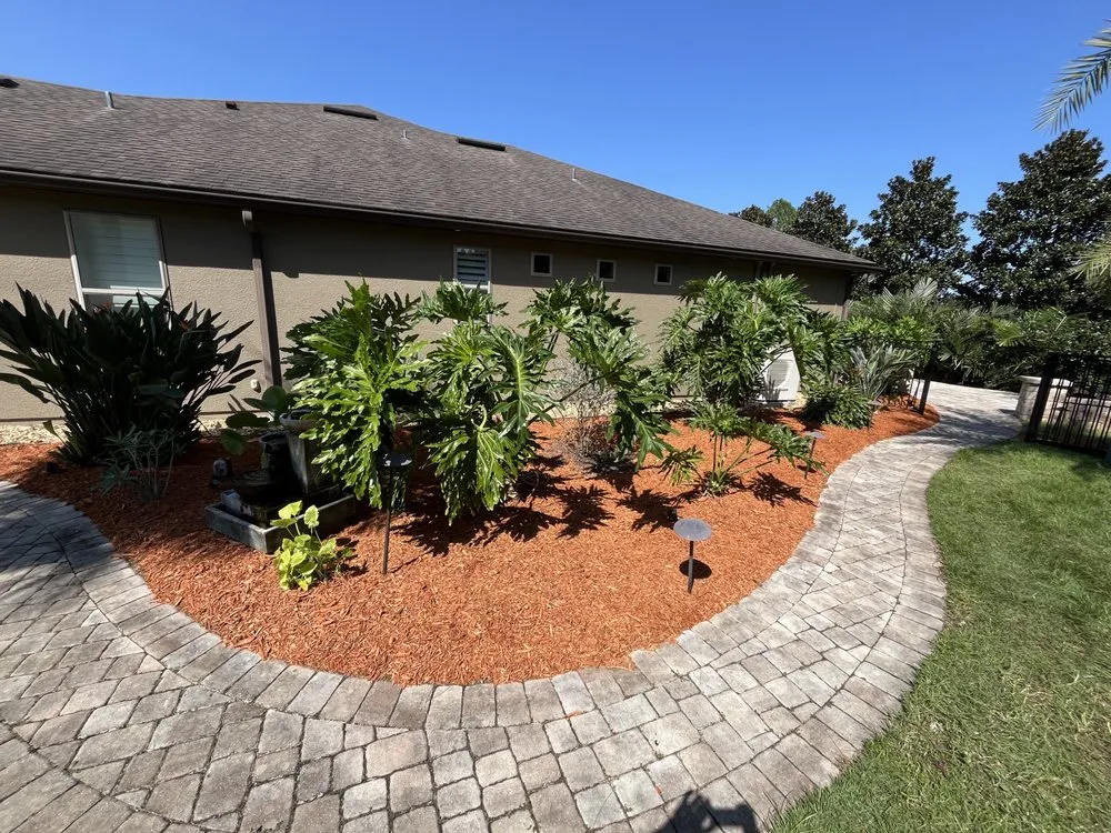 Custom residential landscaping near you in Jacksonville, FL by Big Daddy’s Palm Trees