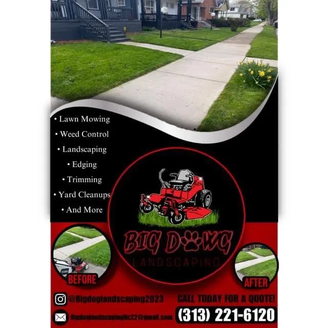 Professional landscaping services experts serving Inkster, MI - Big Dawg Landscaping