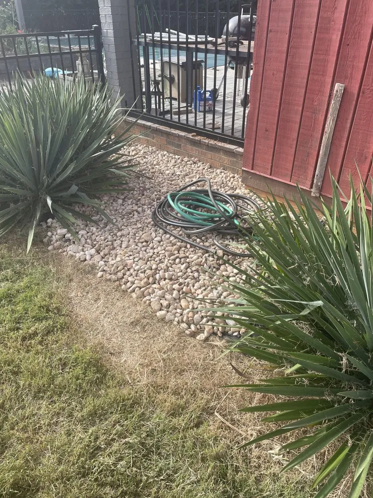 Custom landscape installation in Saint Paul, VA by Big Dawg Services