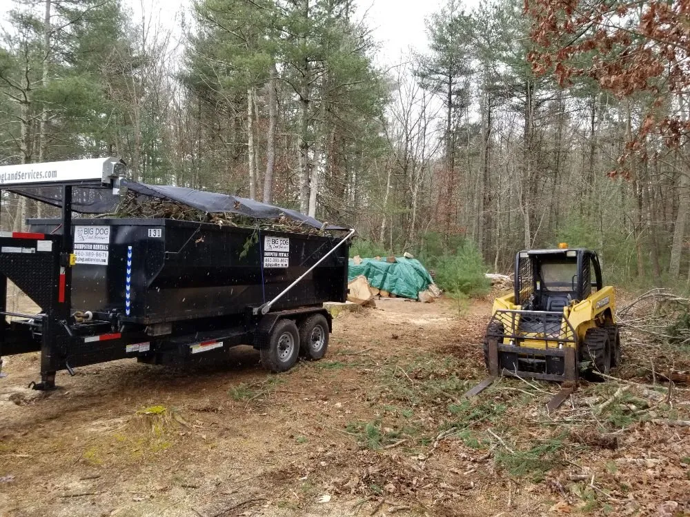 Professional residential landscaping for residential properties in Waterford, CT by Big Dog Land Services