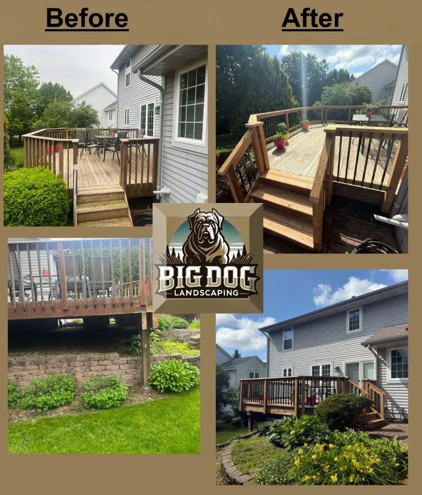 Local yard cleanup service in Vernon, WI by Big Dog Landscaping