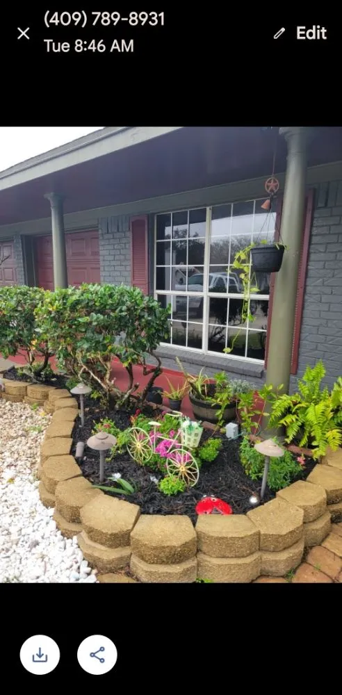 Top-rated garden landscaping near you in Texas City, TX by Big Dreams Landscaping Partners