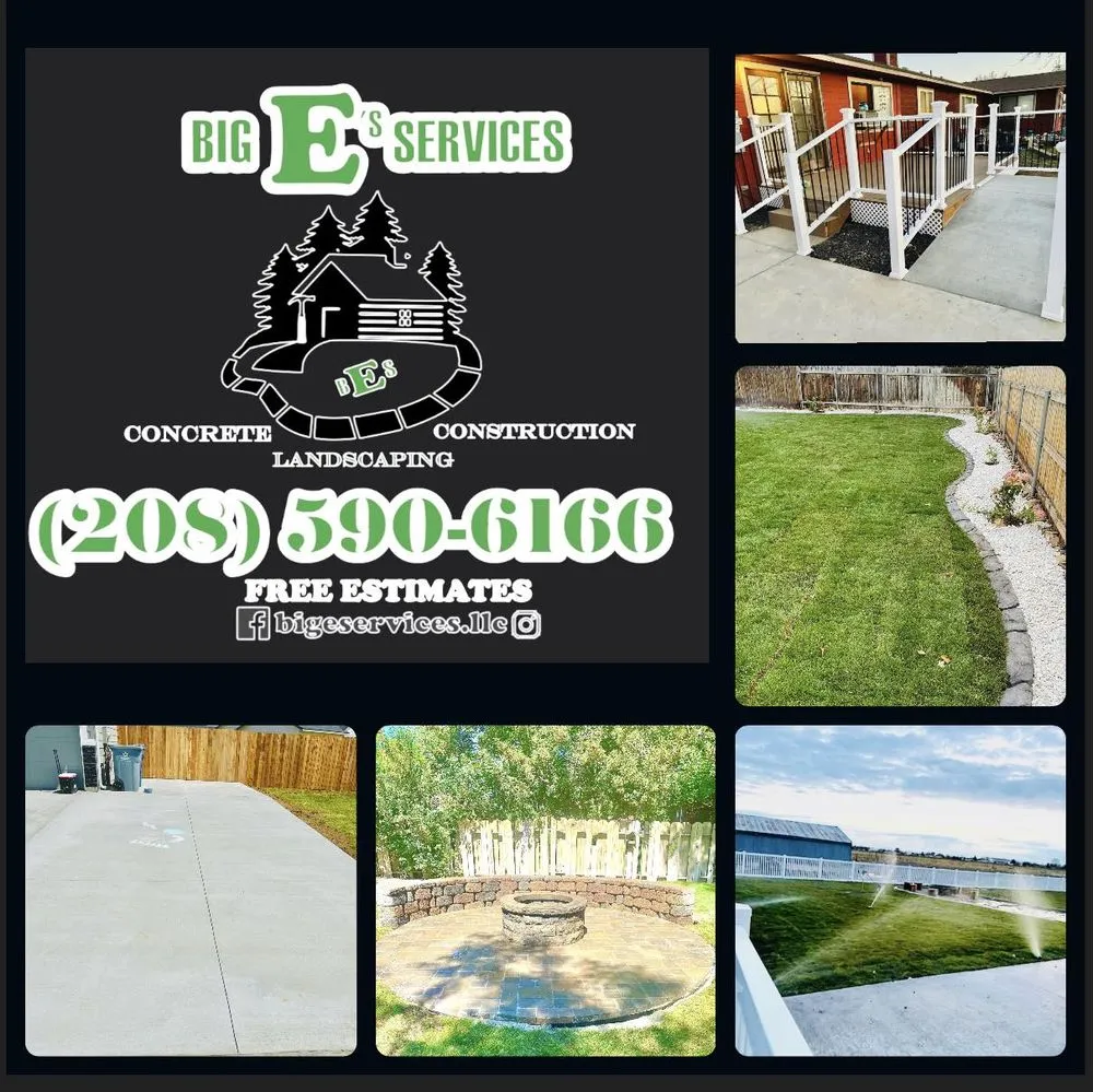 Custom landscaping services in Mountain Home, ID - Big E's Services