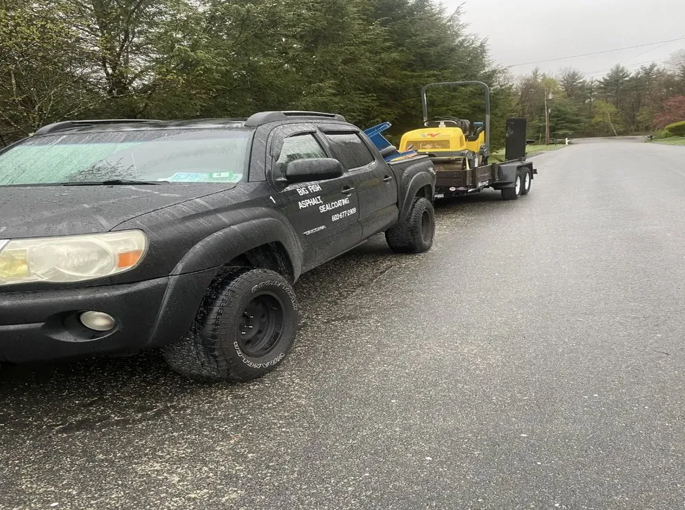 Local yard cleanup service in Franklin, NH by Big Fish Asphalt And Sealcoating