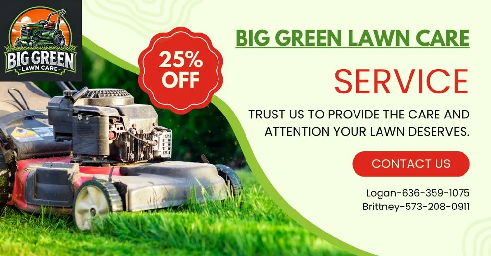 Trusted outdoor landscaping with custom design in Jackson, MO by Big Green Lawn Care