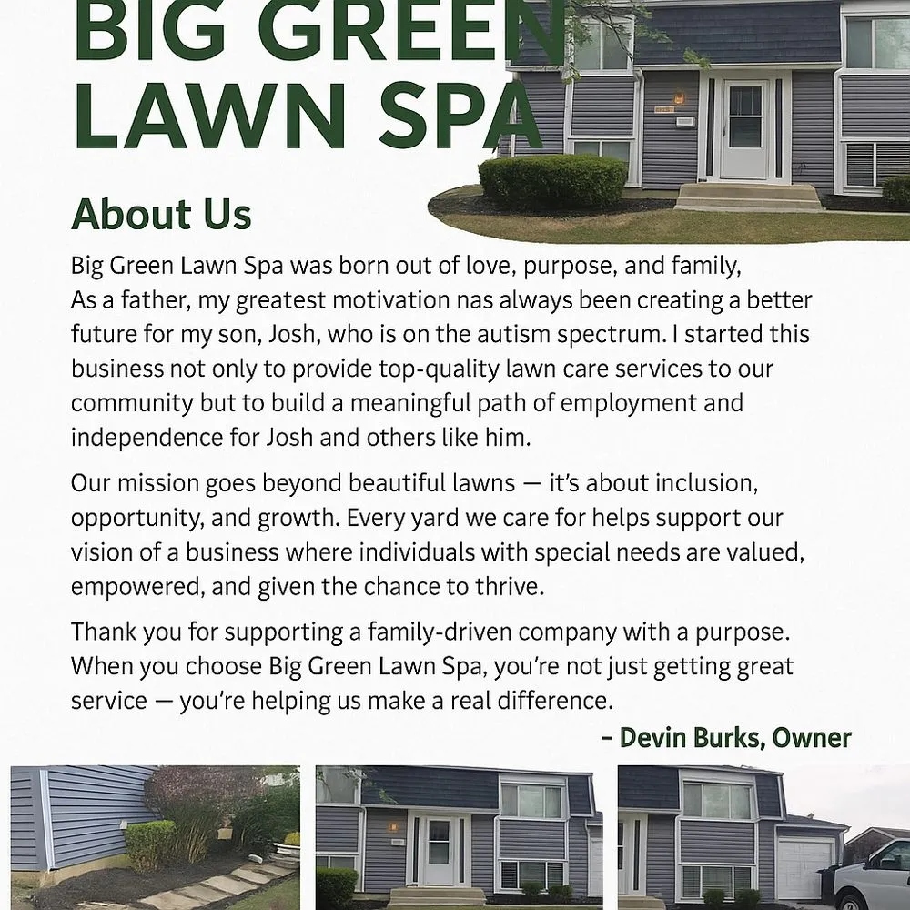 Professional garden landscaping in South Holland, IL by Big Green Lawn Spa