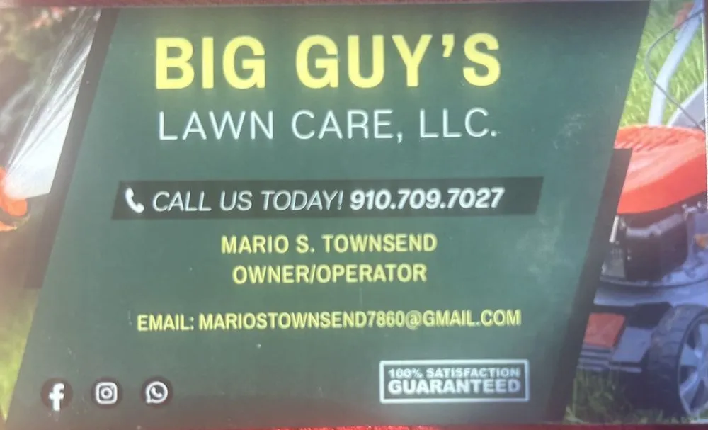Professional outdoor landscaping experts serving Fayetteville, NC - Big Guy's Lawn Care