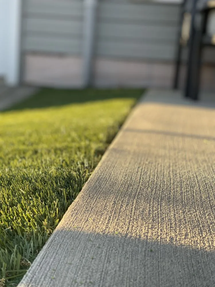 Custom lawn mowing service with custom design in Louisville, KY by Big Guys Professional Services