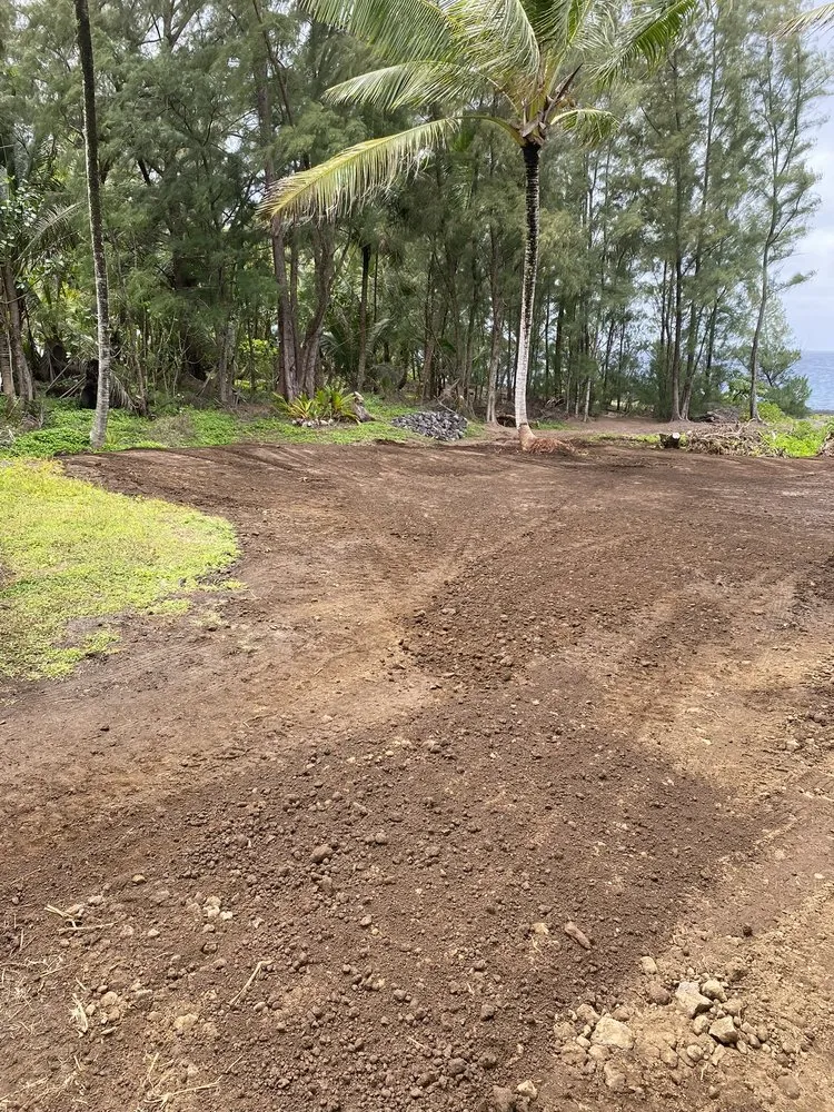 Custom lawn mowing service in Volcano, HI by Big Island Earthmovers