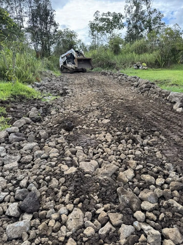 Expert outdoor landscaping in Volcano, HI - Big Island Earthmovers