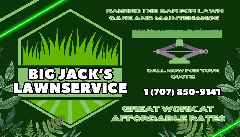 Local outdoor landscaping experts serving Clearlake, CA - Big Jack’s Lawnservice