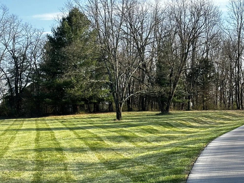 Custom landscape design in La Grange, KY by Big League Lawns & Property Management